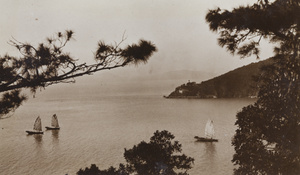 Green Island lighthouse and Sulphur Channel, Hong Kong