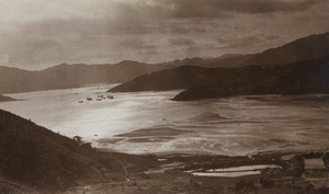 A bay and beach in Hong Kong