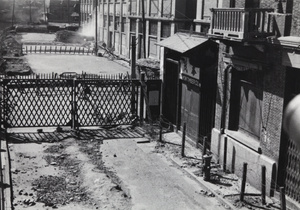 View from Blockhouse 'F' of Sihang warehouse, Shanghai, 1937