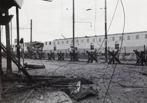 Shanghai North Railway Station after heavy bombardment, 1937