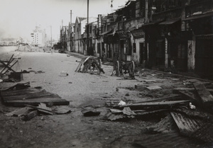 Japanese artillery, Shanghai, 1937