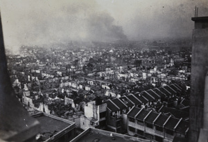 Devastation in Zhabei, west of Thibet Road, Shanghai, October 1937