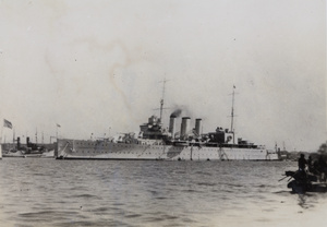 HMS Cumberland on the Huangpu River, Shanghai, 1937