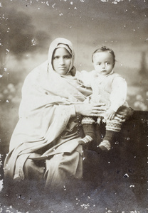 Nachhattar Kaur Sangha with Harbhajan Singh Sangha, Shanghai