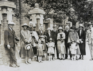 Group on pavement