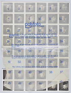 'Polyfoto 48' proof sheet - John E. Stanfield, as Second Lieutenant, 1942