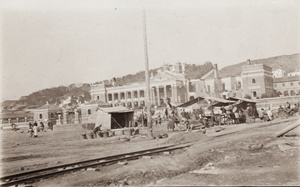 Hupeh Provincial Assembly Hall, after bombardment by Qing troops, Wuchang (Wuhan)