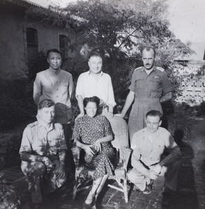 SOE officers and Chinese Directorate of Military Intelligence, Sian, 1945