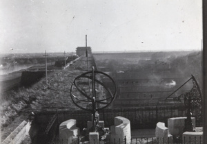 Ancient Observatory (Guanxiangtai) and city wall, Peking