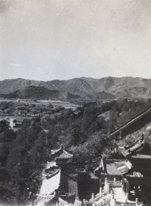 Summer Palace, and nearby mountains, Peking