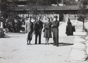 John Stanfield touring the Summer Palace, Peking