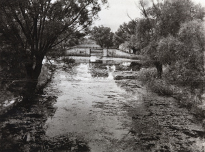 Waterway and bridge, Summer Palace, Peking