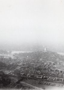 Aerial view of the Forbidden City, Peking