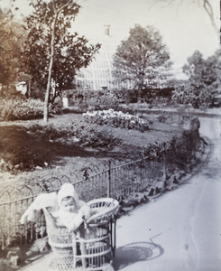 Alvan Dudeney in the Public Garden, Shanghai