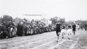 Race at the track meet of Chiu Chen School (究真中学), Tientsin