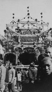 A decorated stage, at a temple fair, Xinzhou (忻州市), Shanxi