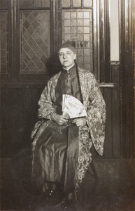 A man dressed in Chinese clothes/costume, Hull, England