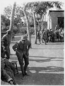 General Xiao Ke (萧克) at Red Army Day, Jinchaji, August 1942