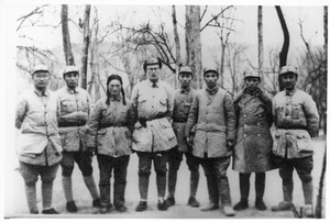 Michael Lindsay (林迈可) and Hsiao Li Lindsay (李效黎) with other men