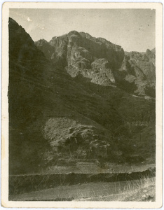 Mountainside above a drystone wall