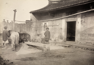 Courtyard in front of a chapel