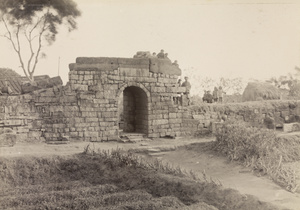 West gate of a walled village