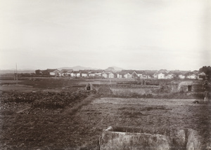 A village and fields near Zhao'an