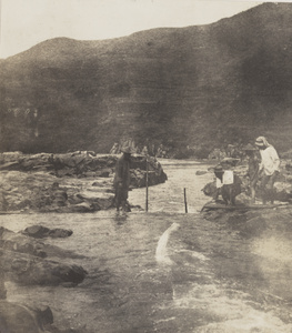 A fish trap by the Dong Xi River, Yongchun