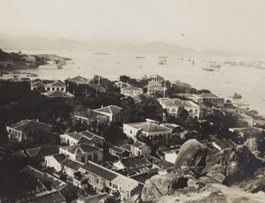 Part of Gulangyu and harbour