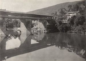 Dongguan Bridge, a covered bridge in Yongchun, Fujian