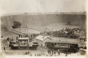 Katharine Carl's portrait of the Empress Dowager Cixi leaving Beijing on a train