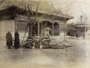 Catafalque of Cyril Farrar, British Legation, Peking, 1891