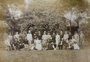 Imperial Maritime Customs Service staff at Peking, 1891