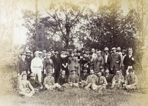 Group at Peking Autumn Races, 1891