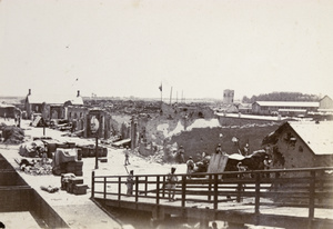 Ruins of Tientsin railway station