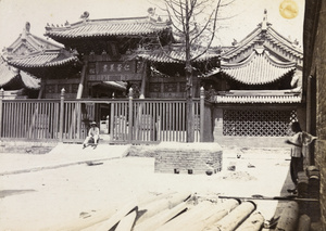 Temple in Chinese City, Tientsin