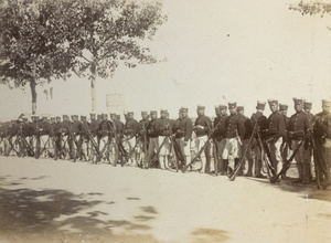 Japanese troops, Tientsin