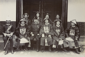 Lockhart, Barnes and Chinese officials, Tsi Nan Fu