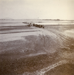 Lockhart's party crossing the River Wen