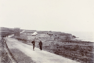 Road beside naval rifle range, Weihaiwei