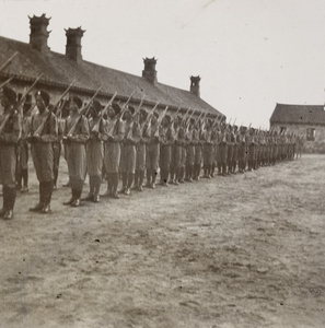 Review of 1st Chinese Regiment on Coronation Day, Weihaiwei