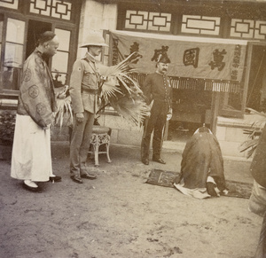 Presentation of addresses on Coronation Day, Weihaiwei