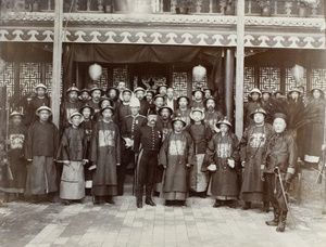 British Governor of Weihaiwei with Chinese Officials of Shantung