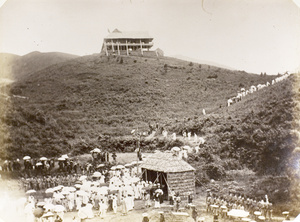 An official event at Tai Po Market (大埔墟), New Territories, Hong Kong