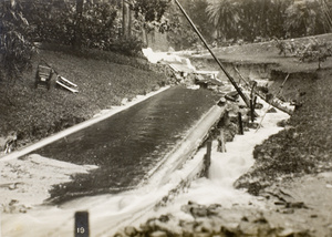 Damage caused by the 19th July 1926 rainstorm, Glenealy Ravine, Hong Kong