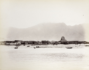 A seaside village near Kowloon Walled City, Hong Kong