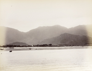 A seaside village near Kowloon Walled City, Hong Kong