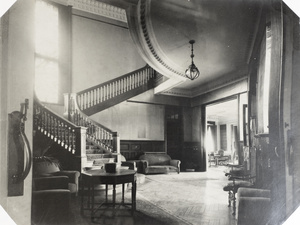 Interior of the British Consul General's house, Tianjin (天津)