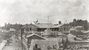 View over the British Consulate and nearby street, Kunming (昆明)