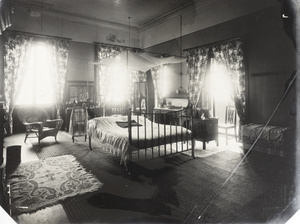 A bedroom at the British Consul’s house, Kunming (昆明)